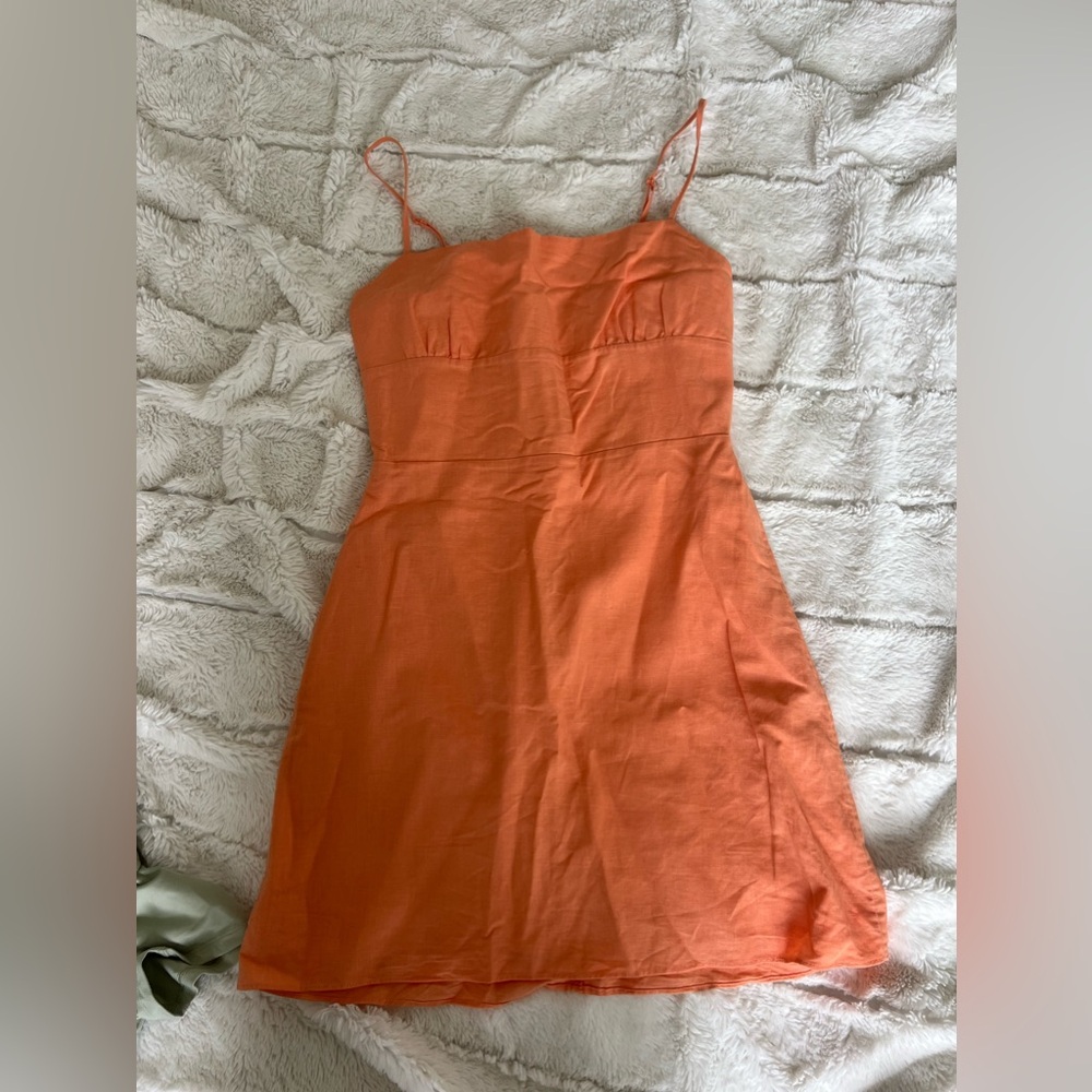Sunday Best Tangerine Dress